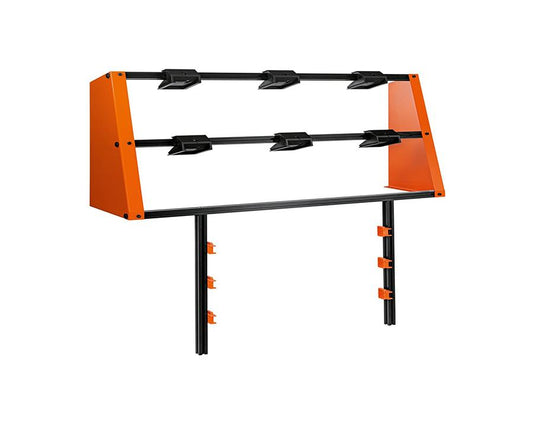 Blum MZA-2600 drilling head and ruler storage rack, heavy-duty workshop rack for MINIPRESS drill heads and ruler accessories