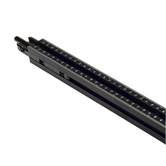 Blum MZL.1250 1250mm aluminium extension ruler for MINIPRESS, designed for precise drilling and calibration
