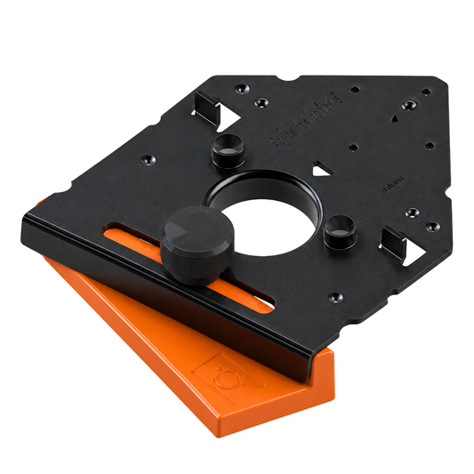 Blum 65° hinge drilling template 059A for accurate cabinet hinge installation
