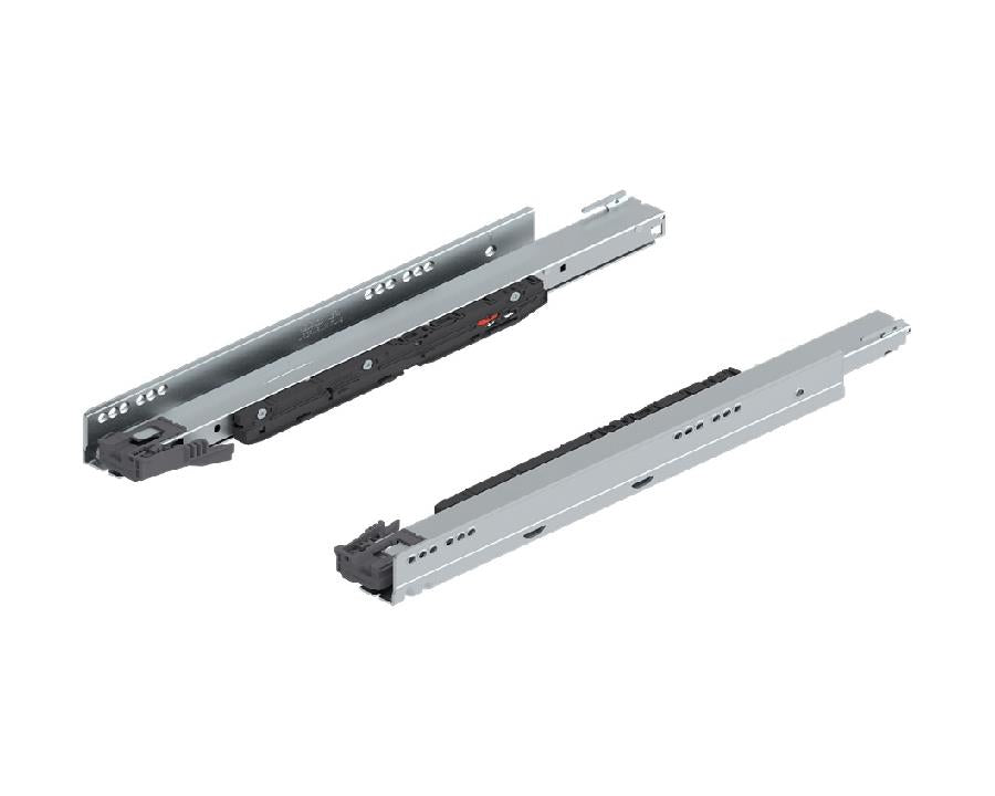 Blum LEGRABOX BLUMOTION S 450 mm drawer runners, 70 kg dynamic load, zinc-plated full-extension soft-close