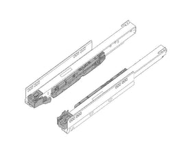 Blum LEGRABOX BLUMOTION S Carcase Runner Set 550mm 70kg. **753.5501S** by W&B