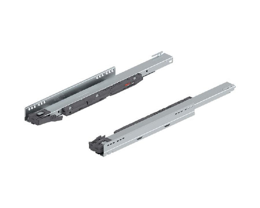 Blum LEGRABOX BLUMOTION S 450 mm cabinet runner set, 40 kg dynamic load, zinc-plated steel, full-extension soft‑close