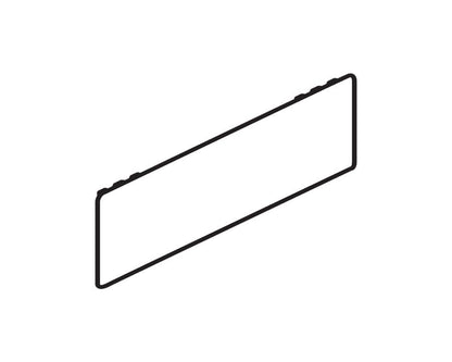 In‑mould gold nylon external cover cap for Blum LEGRABOX drawer, with metallic gold Blum logo