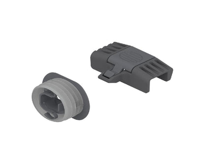 Blum LEGRABOX inner drawer catch trigger in Orion‑grey nylon (ZI7.0M07)