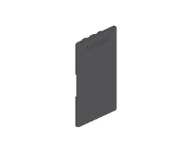 Blum LEGRABOX cover cap LOGO, internal, Orion Grey, ZA.5700 by W&B