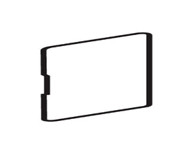 Blum LEGRABOX cover cap LOGO, internal, Orion Grey, ZA.5700 by W&B