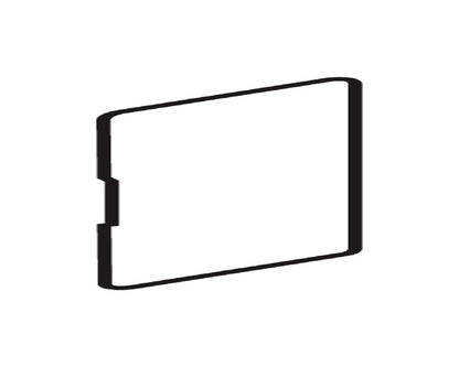 Orion grey nylon internal Legrabox cover cap with indented Blum logo