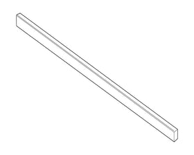 Blum LEGRABOX pure Cross Gallery Rail, CW=1200mm, cut to size Carbon Black ZR7.1080U by W&B