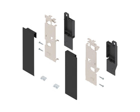 Blum LEGRABOX pure Front Fixing Component Rail Carbon Black ZI7.3CS0 by W&B