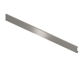 Blum LEGRABOX pure front section for inner drawer and inner pull-out with cross gallery, Stainless Steel CW=1200 mm, cut to size ZV7.1043C01 by W&B