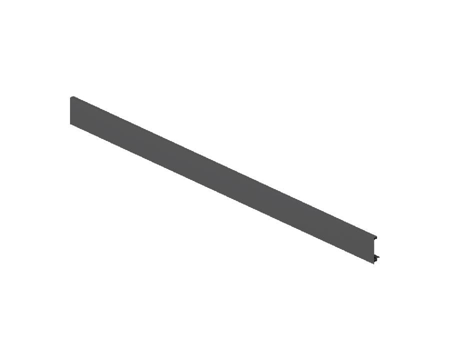 Blum LEGRABOX pure Inner Front Piece For Gallary Rails Orion Grey Size: 1043mm ZV7.1043C01 by W&B
