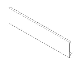 Blum LEGRABOX pure Inner Front Piece For Gallary Rails Carbon Black Size: 1043mm ZV7.1043C01 by W&B