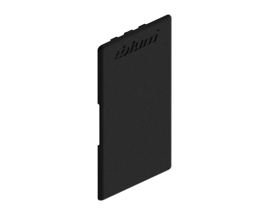 Blum LEGRABOX cover cap LOGO, internal, Carbon Black, ZA.5700 by W&B