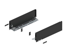 Blum LEGRABOX pure K Height Carbon Black Size: 350mm 770K3502S by W&B