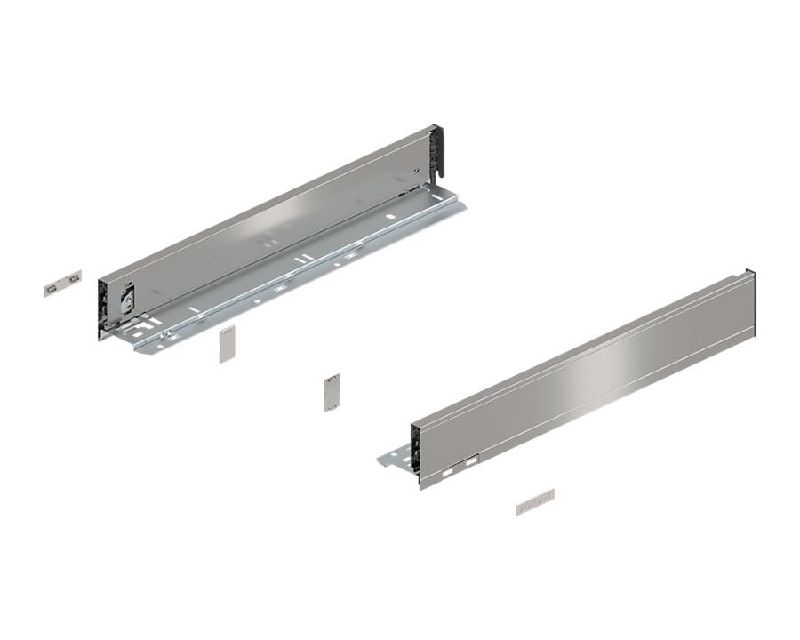 Blum LEGRABOX pure M Height Stainless Steel Size 450mm 770M450IA by W&B