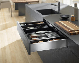 Blum LEGRABOX pure M Height Stainless Steel Size 450mm 770M450IA by W&B