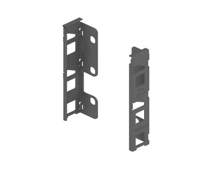 Blum LEGRABOX Pure Back K-Fixing Set in Orion Grey for secure drawer assembly and installation, model ZB7K000S
