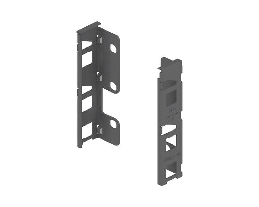 Blum LEGRABOX Pure Back K-Fixing Set in Orion Grey for secure drawer assembly and installation, model ZB7K000S
