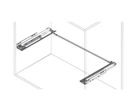 Blum LEGRABOX pure Side Stabilisation 400mm ZS7M400LU by W&B