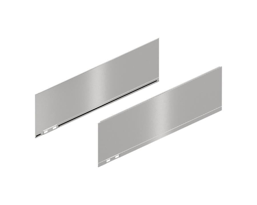 Blum LEGRABOX special edition 450 mm stainless steel side decorative element – premium anti‑fingerprint exterior panel for LEGRABOX drawers