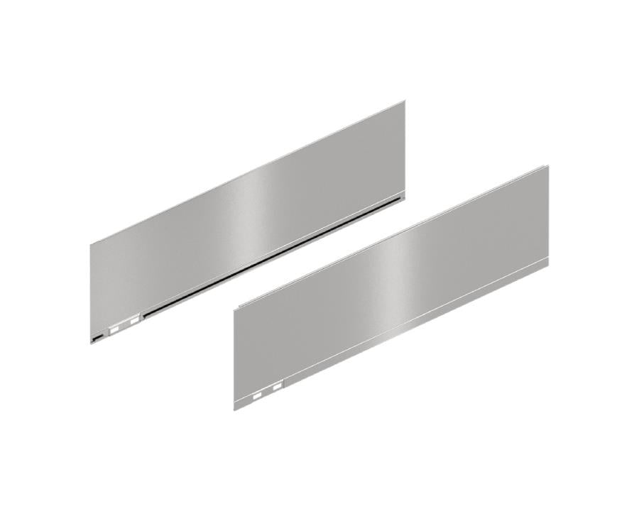 Blum LEGRABOX special edition 500 mm C‑height stainless steel side decorative panels – anti‑fingerprint exterior elements for LEGRABOX drawers