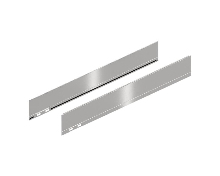 Blum LEGRABOX special edition 500 mm M‑height stainless steel side decorative panels – anti‑fingerprint exterior drawer sides for LEGRABOX systems