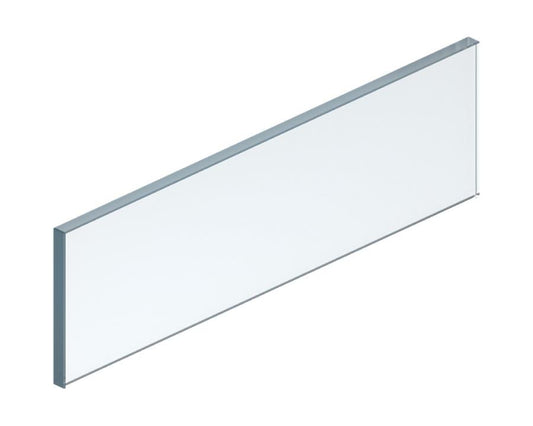 Clear glass side inserts (450 mm) for LEGRABOX free drawers – transparent design element pair ZE7S338G for modern cabinetry