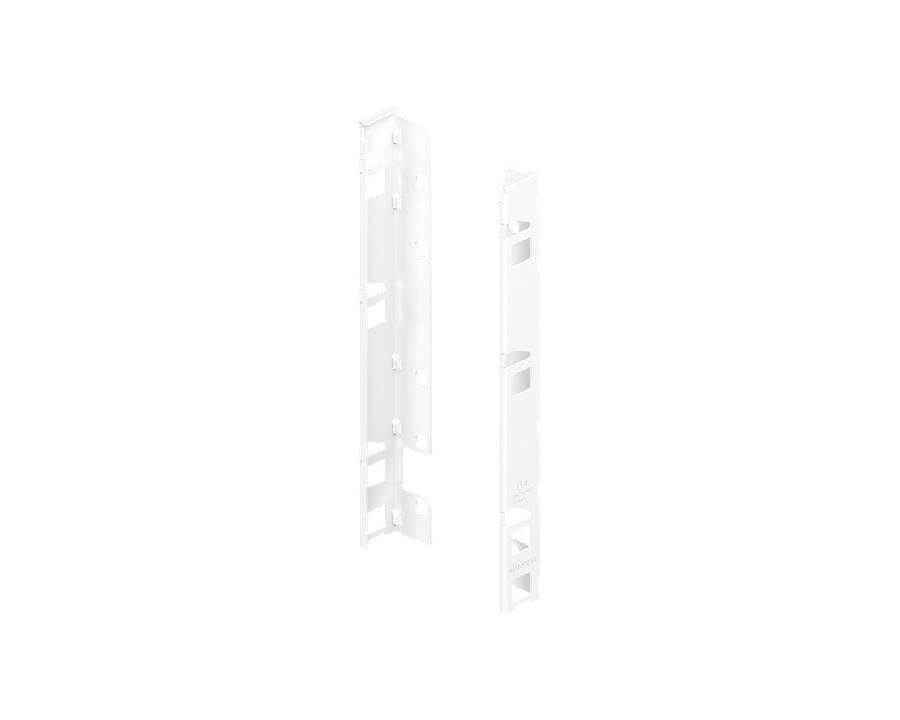 Blum LEGRABOX pure F‑height back fixing bracket set, nickel‑plated steel, left + right