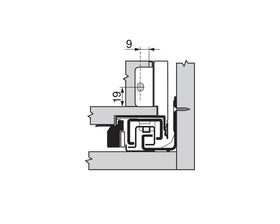 Blum LEGRABOX pure N Height Back Fixing Bracket set Silk White ZF7N000S2 by W&B