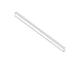Blum LEGRABOX pure Cross Gallery Rail, CW=1200mm, cut to size Silk White by W&B