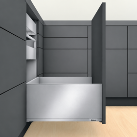 Blum LEGRABOX pure F Height Orion Grey Size: 500mm 770F5002S by W&B