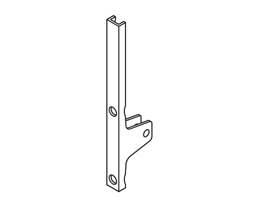 Blum LEGRABOX pure K-height steel front fixing bracket, zinc-plated (ZF7K7002)