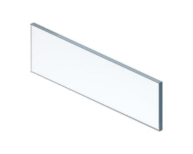 Blum LEGRABOX Pure Front Inner Full Glass Design Element Size: 338mm. To suit 450mm cabinet ZE7W338G by W&B