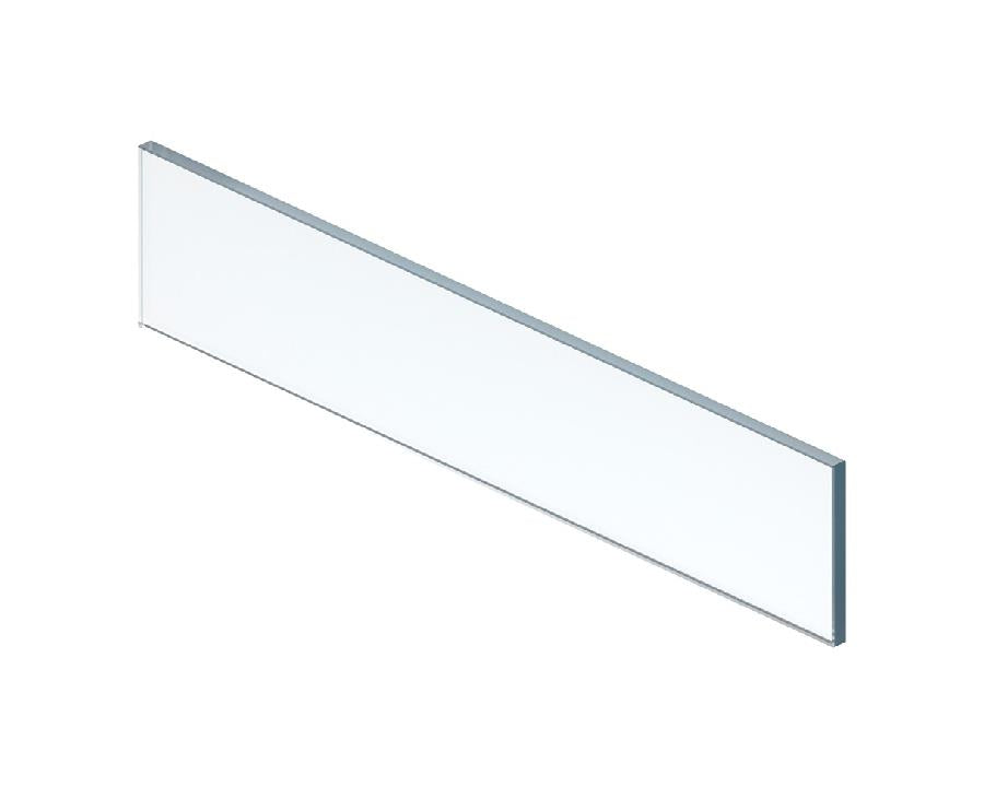 Blum LEGRABOX Pure Front Inner Full Glass Design Element Size: 488mm. To suit 600mm cabinet ZE7W448G by W&B