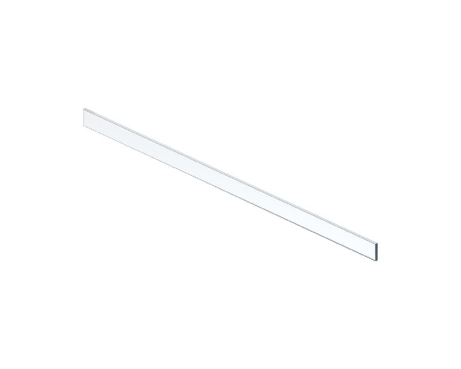 Blum LEGRABOX pure Front Inner Half Glass Design Element Size: 1088mm. To suit 1200mm cabinet ZE7V1088G by W&B