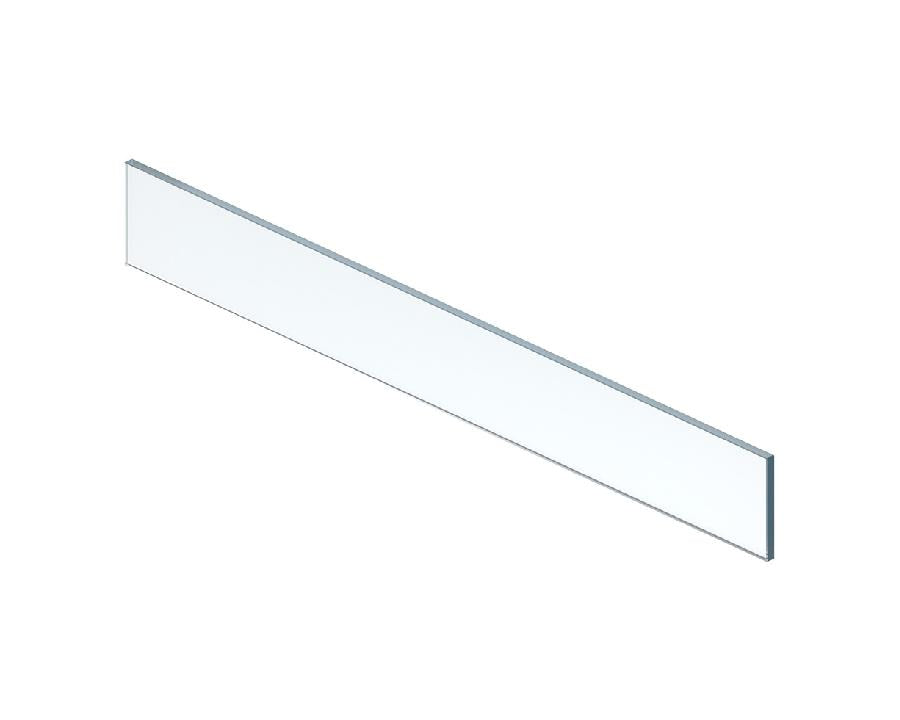 Blum LEGRABOX pure Front Inner Full Glass Design Element Size: 788mm. To suit 900mm cabinet ZE7W788G by W&B