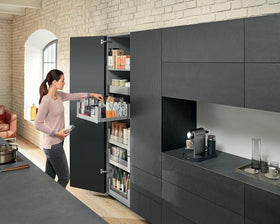 Blum LEGRABOX Pure Front Inner Full Glass Design Element Size: 1088mm. To suit 1200mm cabinet ZE7W1088G by W&B