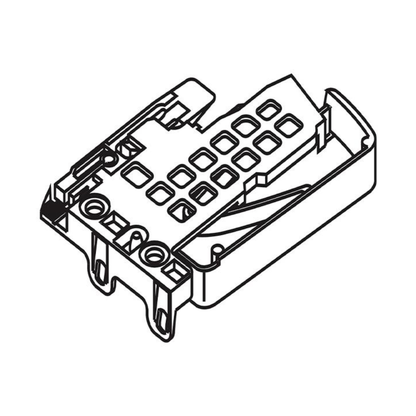 Blum TANDEM left‑hand locking device T51.1700.04 orange nylon/zinc for full‑extension drawer runners