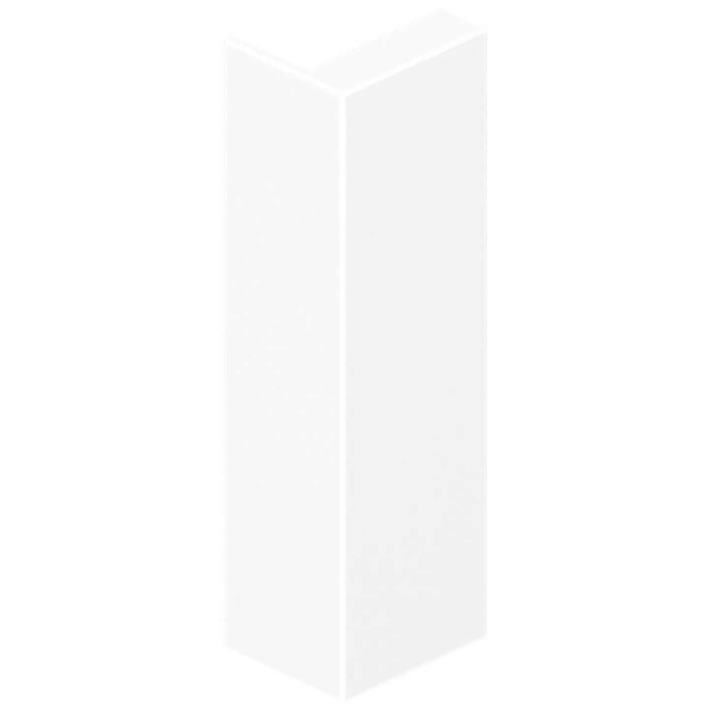 Blum MERIVOBOX back cover cap for gallery rail in silk white, drawer hardware finishing accessory for modern cabinetry
