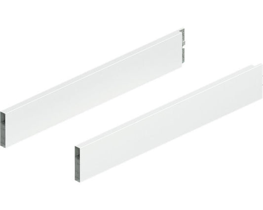 Blum MERIVOBOX 500mm boxcap design element ZL4-500S-E in silk white for cabinet drawer box system