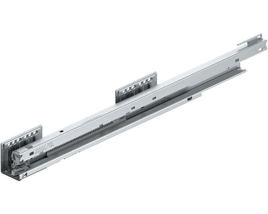 Blum MERIVOBOX 500 mm left hand carcase runner industrial pack, 40 kg zinc‑plated drawer hardware for premium cabinetry 