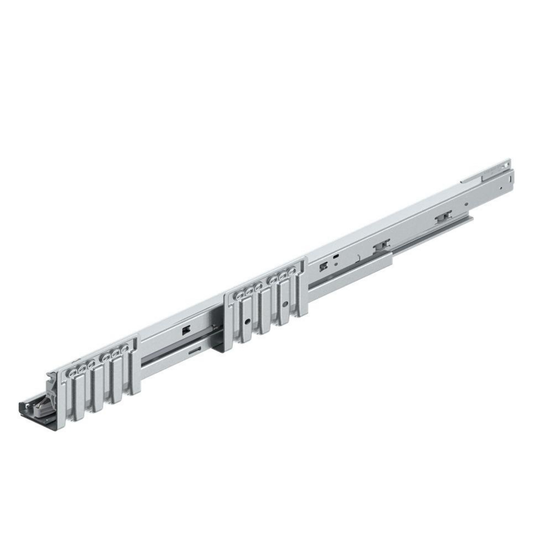 Blum MERIVOBOX 450mm right hand carcase runner industrial pack, 40kg drawer hardware for premium cabinetry