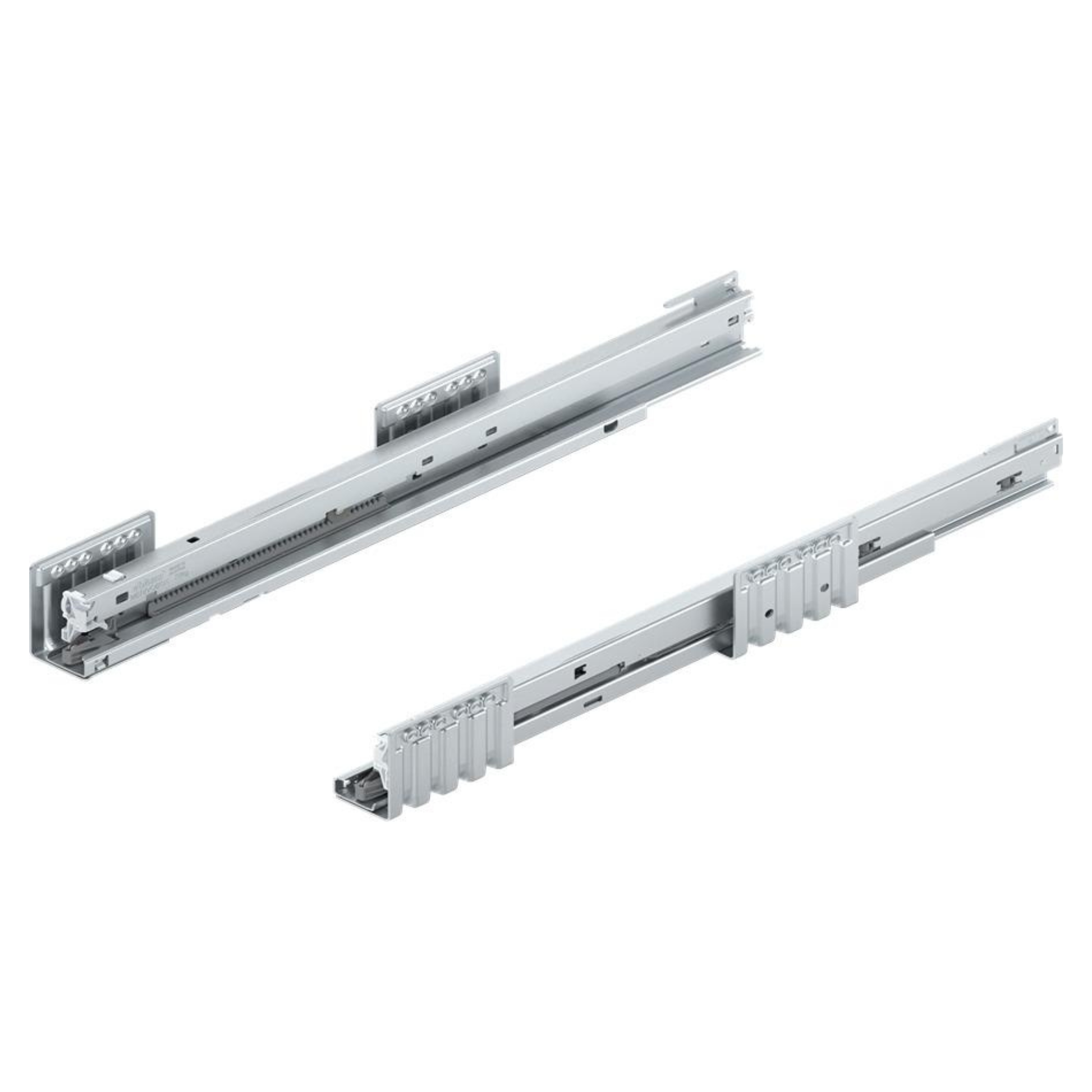 Blum MERIVOBOX 450mm heavy-duty carcase runner set with 70kg load capacity and soft-close BLUMOTION drawer runners