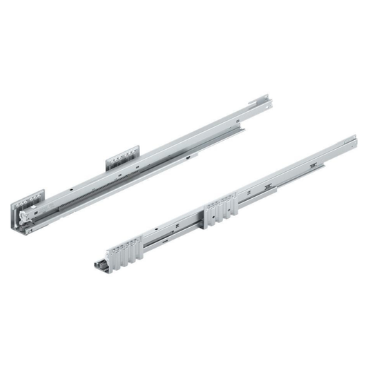 Blum MERIVOBOX 600mm carcase runner set with soft-close BLUMOTION, 40kg full-extension drawer runners for cabinetry and kitchen drawers