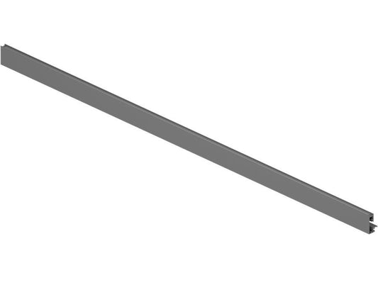 Blum MERIVOBOX front section with glass design element 1200mm ZV4‑1042NN Orion Grey for inner drawer and pull‑out cabinet hardware 