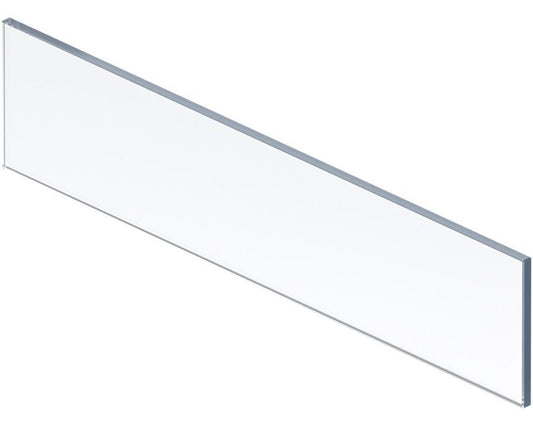 Blum MERIVOBOX high clear front glass panel 600mm ZE4H464G for inner pull‑out drawers, premium clear glass design element for kitchen and cabinetry systems 