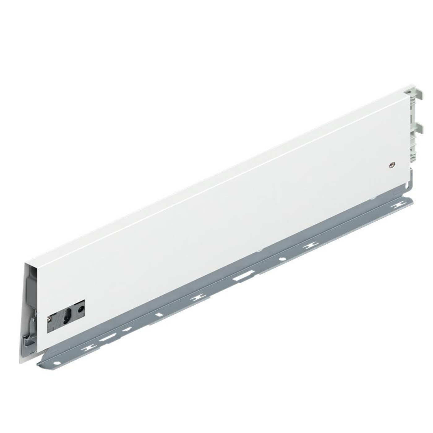 Blum MERIVOBOX K Height Drawer Side Left Hand Industrial Pack Silk White 450mm *Must be purchased in pack quantity of 10 by W&B