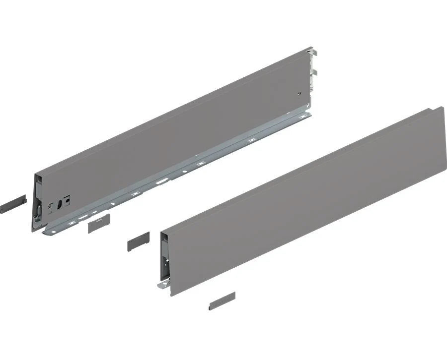 Blum MERIVOBOX K Height Drawer Sides Indium Grey 550mm by W&B