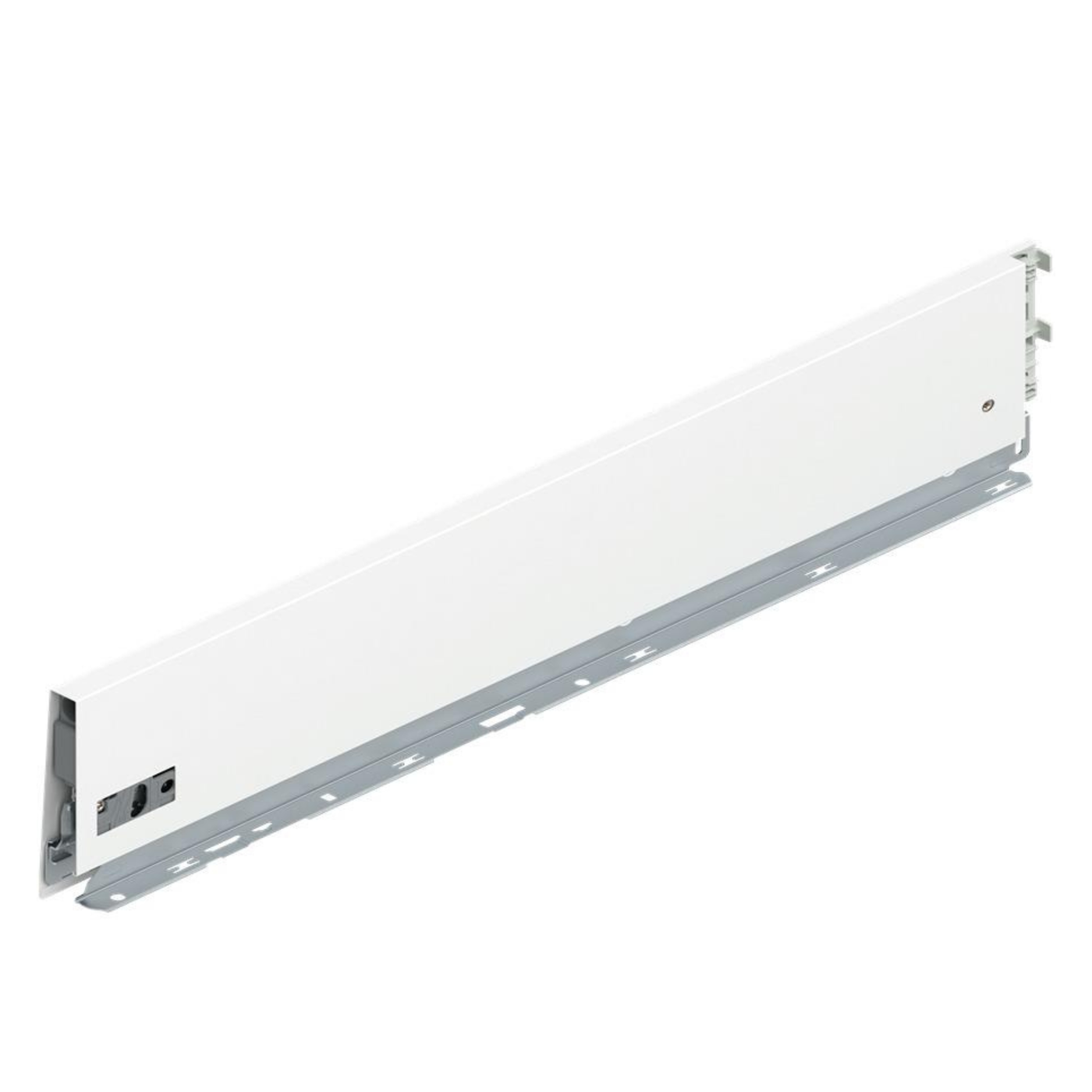 Blum MERIVOBOX K Height Drawer Side Left Hand Industrial Pack Silk White 550mm *Must be purchased in pack quantity of 10 by W&B