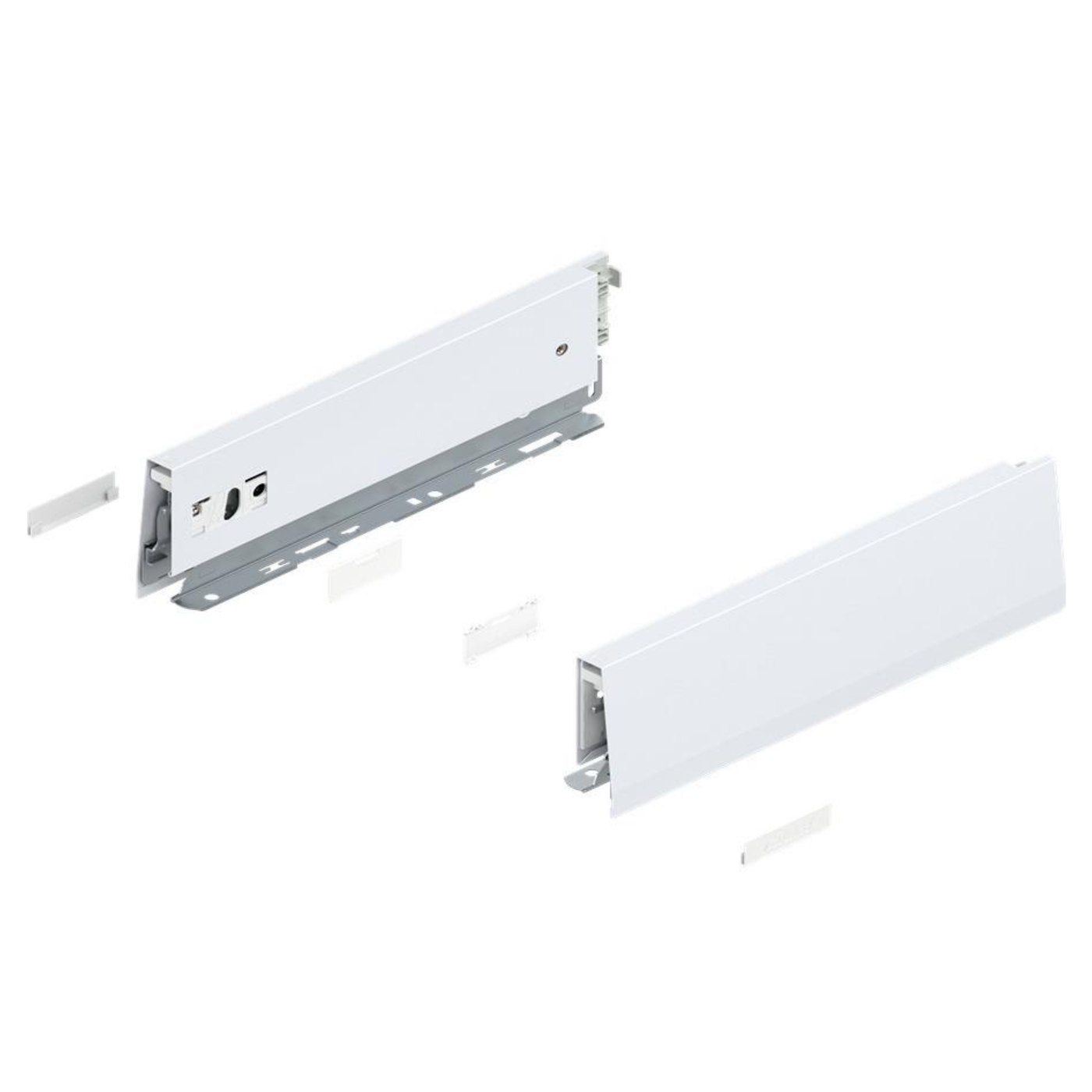 Blum MERIVOBOX M Height Drawer Sides Silk White 350mm by W&B